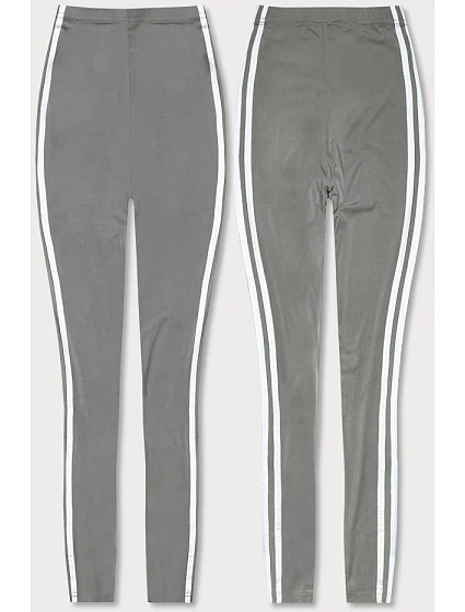 Šedé bavlněné legíny model 18556700 - J.STYLE Šedé bavlněné legíny model 18556700 - J.STYLE