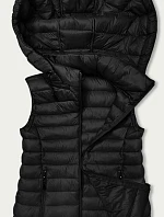 Dámska prešívaná mikina bez rukávov čierna (16M9139-392)