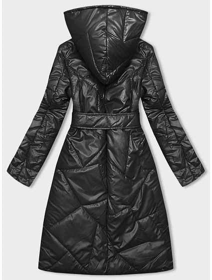 Černá prošívaná bunda na model 18846298 - S'WEST