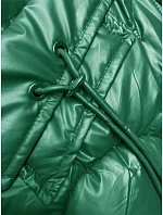 Zelená vypasovaná vesta s kapucí model 18846334 - S'WEST Zelená vypasovaná vesta s kapucí model 18846334 - S'WEST