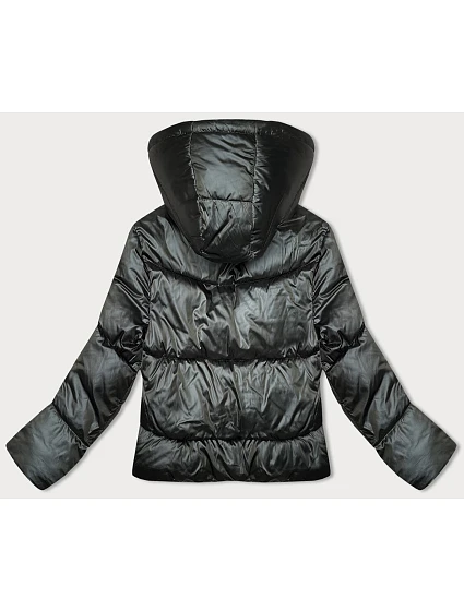Krátká péřová zimní bunda v army barvě model 21246399 - S'WEST