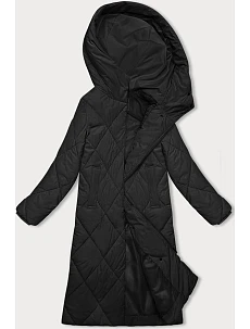 Zimná bunda J.Style s dlhou kapucňou čierna (5M3173-392)