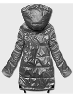 Šedá dámská bunda s odepínací kapucí model 19514310 - S'WEST