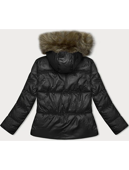 Černá dámská bunda se střihem typu  model 21248007 - S'WEST