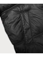 Černá dámská bunda se střihem typu model 21248007 - S'WEST Černá dámská bunda se střihem typu model 21248007 - S'WEST