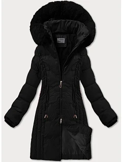 Zimná bunda s odnímateľnou kapucňou čierna S'west (R8199-1)