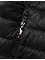 Prešívaná vesta s odnímateľnou kapucňou J Style čierna (16M9151-392)