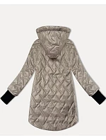 Dámska ľahká bunda s odnímateľnou kapucňou S'West light beige (B8371-70)