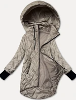 Dámska ľahká bunda s odnímateľnou kapucňou S'West light beige (B8371-70)