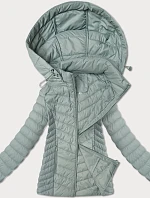 Dámska ľahká bunda s odnímateľnou kapucňou J Style mint (16M9230-156)