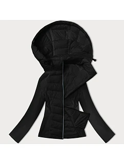 Dámska prešívaná zmesová bunda J Style Black (16M9226-392)