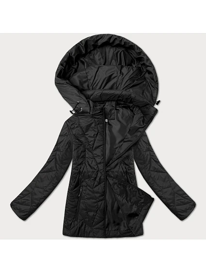 Dámska bunda s kapucňou J Style Black (16M9268-392)