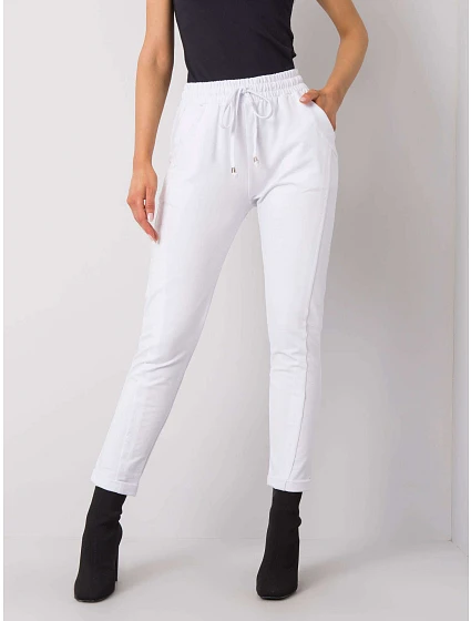 Dámske pletené chino nohavice biele (3589.07X) Dámske pletené chino nohavice biele (3589.07X)