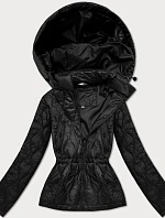 Dámska ľahká bunda s kapucňou Minority black (B25-510-1)
