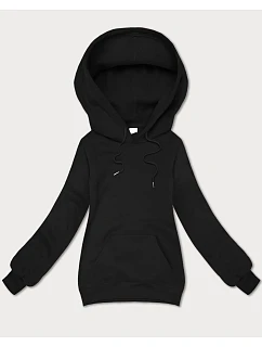 Voľná klokanová mikina S'West black (B-11#)