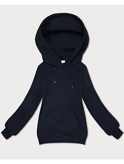 Voľná klokanová mikina S'West navy blue (B-11#)