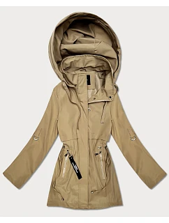 Tenká bunda s vyhrnutými rukávmi Goodlookin sand (KK60410-5#)