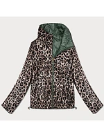 Obojstranná prešívaná bunda Goodlookin v khaki nohaviciach so stojačikom (B8579-11) Obojstranná prešívaná bunda Goodlookin v khaki nohaviciach so stojačikom (B8579-11)