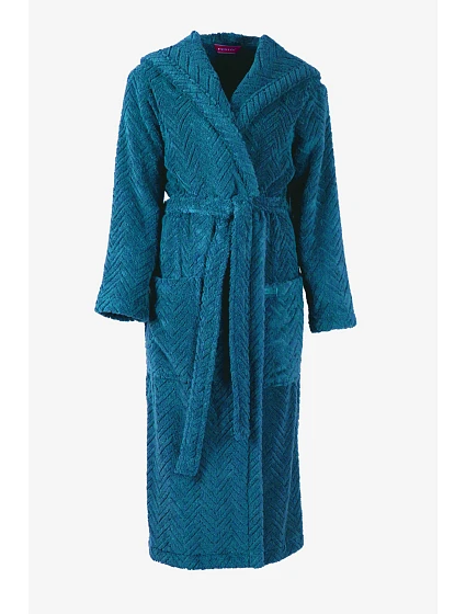 župan Athena s kapucňou petrol