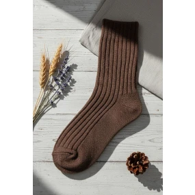 Pánské ponožky 53 brown - Skarpol