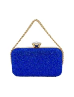 Komfortní dámské psaníčko královské modré 9W828 - TOM&EVA