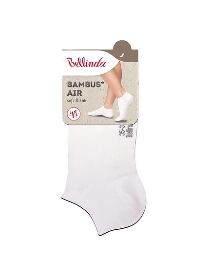 Krátké dámské bambusové ponožky BAMBUS AIR model 15436209 INSHOE SOCKS bílá - Bellinda Krátké dámské bambusové ponožky BAMBUS AIR model 15436209 INSHOE SOCKS bílá - Bellinda