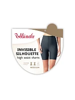 Dámské tvarující šortky INVISIBLE SILHOUETTE HIGH WAIST SHORTS - BELLINDA - černá