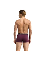 Pánské boxerky 3 ks DIM COTTON STRETCH BOXER 3x - DIM - fialová Pánské boxerky 3 ks DIM COTTON STRETCH BOXER 3x - DIM - fialová