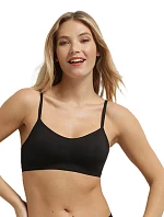 Dámska bezšvová podprsenka DIM INVISIBLE MICRO BRALETTE – DIM – čierna