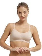 Dámska bezšvová podprsenka DIM INVISIBLE MICRO BRALETTE – DIM – telová