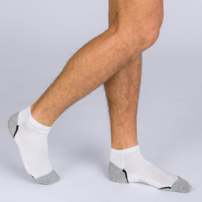 Pánske športové ponožky 3 páry DIM SPORT IN-SHOE 3x - DIM SPORT - biela
