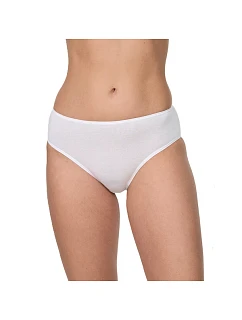 Dámske nohavičky s vysokým strihom 2 ks NUR DIE COTTON MIDISLIP 2x - NUR DIE - biela