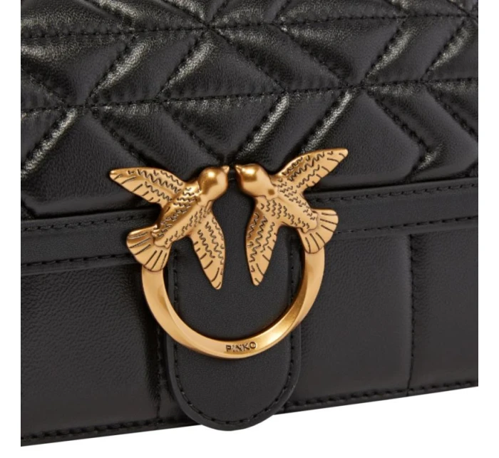 PINKO KOŽENÁ KABELKA LOVE ONE MINI PINKO KOŽENÁ KABELKA LOVE ONE MINI