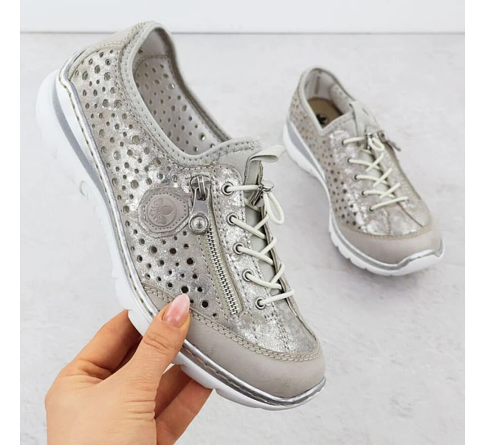 Rieker W L32P6-90 RKR764 ažurové polobotky Rieker W L32P6-90 RKR764 ažurové polobotky