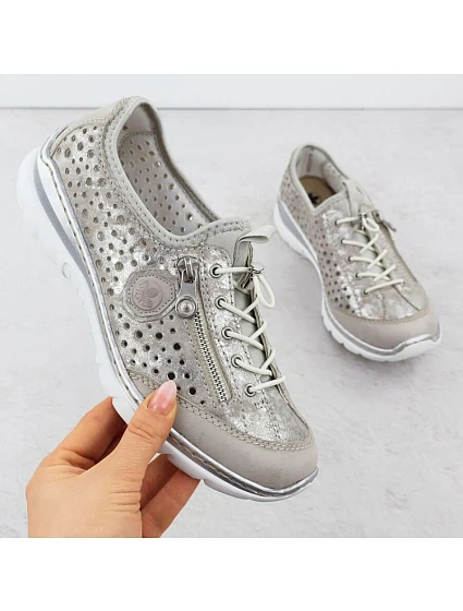 Rieker W L32P6-90 RKR764 ažurové polobotky Rieker W L32P6-90 RKR764 ažurové polobotky