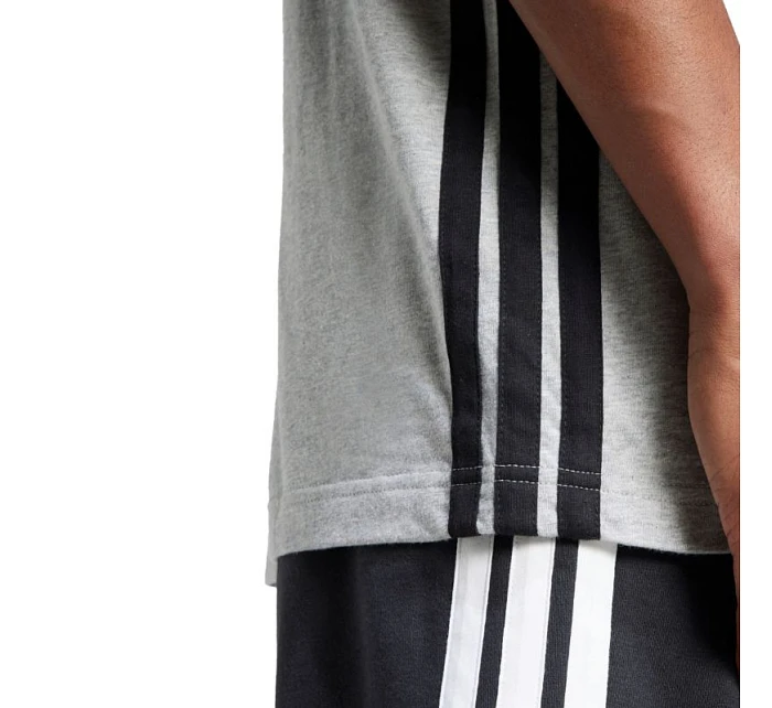 Adidas Essentials Tričko s 3 prúžkami Single Jersey M JE6396 muži Adidas Essentials Tričko s 3 prúžkami Single Jersey M JE6396 muži