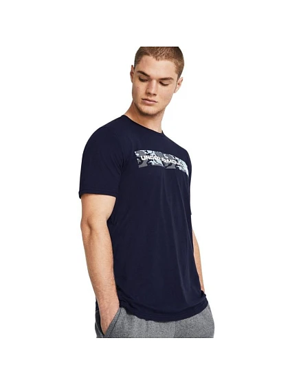 Pánské tričko Under Armour Camo Chest Stripe, tmavě modré, 1376830, velikost 410 M Pánské tričko Under Armour Camo Chest Stripe, tmavě modré, 1376830, velikost 410 M