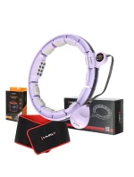 MAGNETICKÝ HULA HOP SET FIALOVÝ HHM13 S POČÍTADLEM HMS + ZEŠTÍHLUJÍCÍ PÁS BR163 ČERNÝ MAGNETICKÝ HULA HOP SET FIALOVÝ HHM13 S POČÍTADLEM HMS + ZEŠTÍHLUJÍCÍ PÁS BR163 ČERNÝ