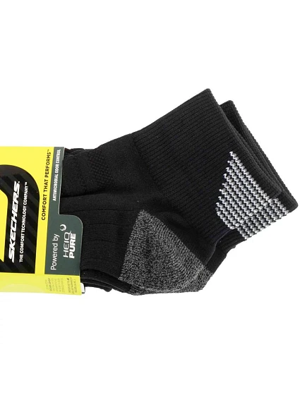 3ks Pánské 1/2 froté ponožky model 22544015 Black 4146 - Skechers 3ks Pánské 1/2 froté ponožky model 22544015 Black 4146 - Skechers
