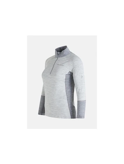 Peak Performance W Magic Half Zip termo tričko šedé