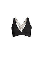 CASALL Bikiny s výstrihom do V a prekríženým chrbtom Black CASALL Bikiny s výstrihom do V a prekríženým chrbtom Black