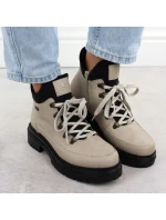 Dámské se zipem béžové model 21905914 - Rieker