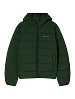Pánská bunda s kapucí zelená  pánské model 21813678 - CHAMPION