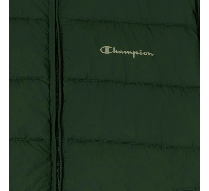 Pánská bunda s kapucí zelená pánské model 21813678 - CHAMPION Pánská bunda s kapucí zelená pánské model 21813678 - CHAMPION