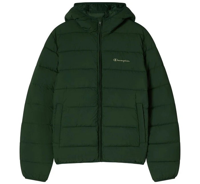 Pánská bunda s kapucí zelená pánské model 21813678 - CHAMPION Pánská bunda s kapucí zelená pánské model 21813678 - CHAMPION