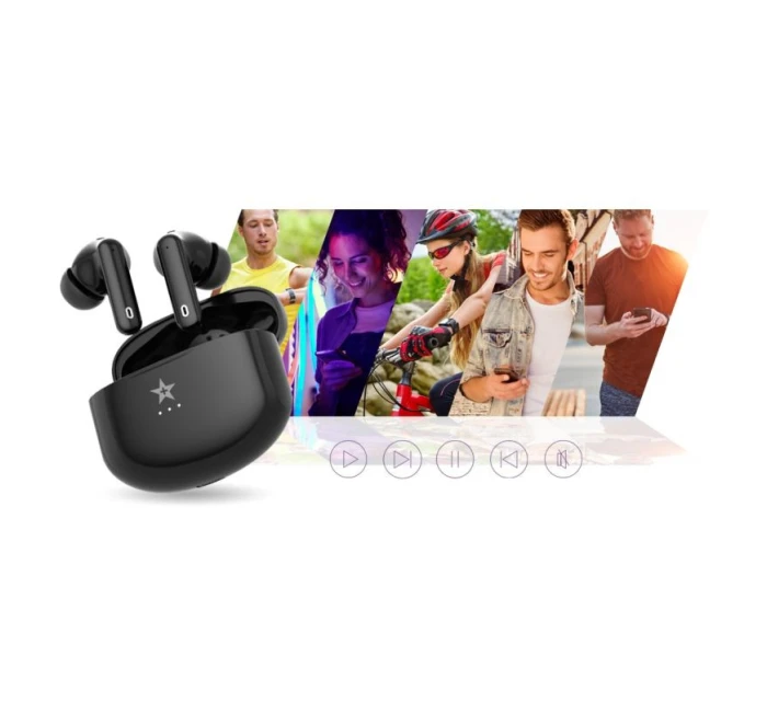 Bezdrátová sluchátka PRO Black model 21805381 - Giewont Bezdrátová sluchátka PRO Black model 21805381 - Giewont