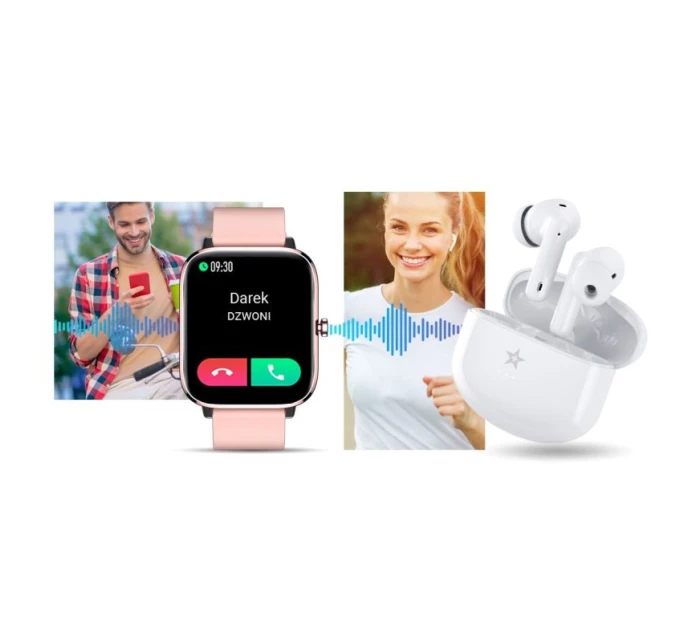 Bezdrátová sluchátka PRO White model 21805383 - Giewont Bezdrátová sluchátka PRO White model 21805383 - Giewont