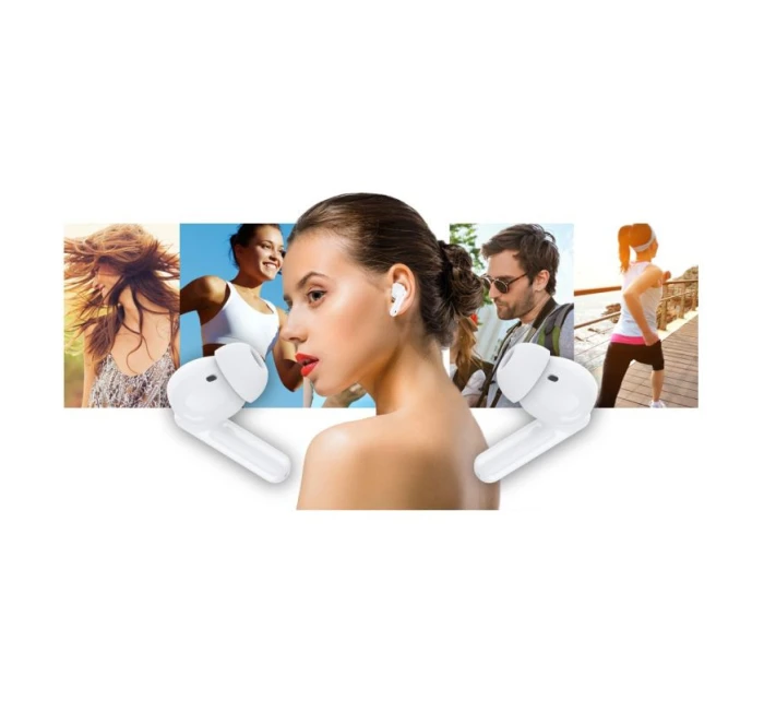 Bezdrátová sluchátka PRO White model 21805383 - Giewont Bezdrátová sluchátka PRO White model 21805383 - Giewont