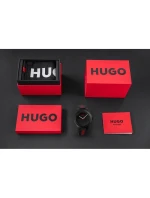 For Pánské hodinky černé + BOX model 21805927 - Hugo For Pánské hodinky černé + BOX model 21805927 - Hugo