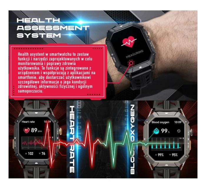 Pánské chytré hodinky GREY model 21806353 - RUBICON Pánské chytré hodinky GREY model 21806353 - RUBICON